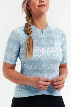 PEPPERMINT Maillot Signature SS Léger | Femme -Velos Ville Boutique 0039462025 01 5