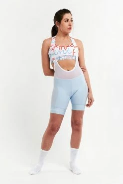 PEPPERMINT Cuissard à Bretelles Signature | Femme -Velos Ville Boutique 0039469025 01 5