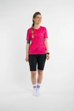 PEPPERMINT Maillot Trail Signature Manches Courtes | Femme -Velos Ville Boutique E1301i K371 01 6