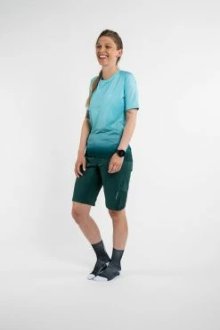 PEPPERMINT Maillot Trail Signature Manches Courtes | Femme -Velos Ville Boutique E1301i V372 02 6