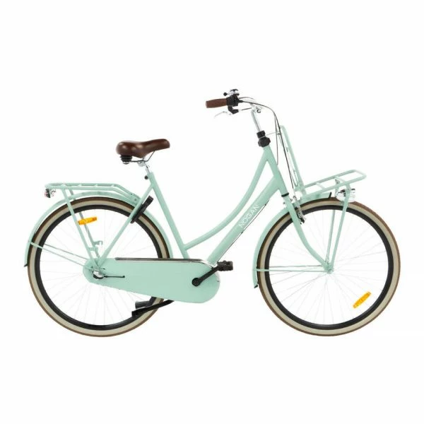 VÉLO DE TRANSPORT NOGAN VINTAGE N3 - FEMME - 50 CM - VERT CLAIR 1 VÉLO DE TRANSPORT NOGAN VINTAGE N3 - FEMME - 50 CM - VERT CLAIR