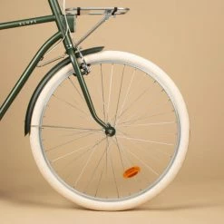 VELO DE VILLE ELOPS 520 CADRE HAUT KAKI -Velos Ville Boutique velo de ville elops 520 cadre haut kaki 4 600x600 1