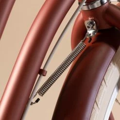 VELO DE VILLE ELOPS 540 CADRE BAS ROUGE BRIQUE -Velos Ville Boutique velo de ville elops 540 cadre bas rouge brique 4 600x600 1