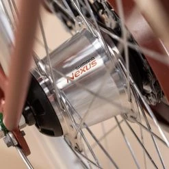 VELO DE VILLE ELOPS 540 CADRE BAS ROUGE BRIQUE -Velos Ville Boutique velo de ville elops 540 cadre bas rouge brique 7 600x600 1