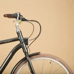 VELO DE VILLE ELOPS 900 CADRE HAUT ALUMINIUM NOIR -Velos Ville Boutique velo de ville elops 900 cadre haut aluminium noir 8 600x600 1