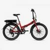 VÉLO DE VILLE PLIANT À ASSISTANCE ÉLECTRIQUE 24" - LEGEND SIENA 13AH ROUGE