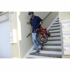 VELO PLIANT OXYLANE 120 ROUGE -Velos Ville Boutique velo pliant oxylane 120 rouge 11 600x600 1