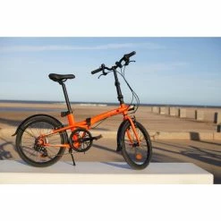 VELO PLIANT TILT 500 ORANGE FLUO -Velos Ville Boutique velo pliant tilt 500 orange fluo 22 600x600 1