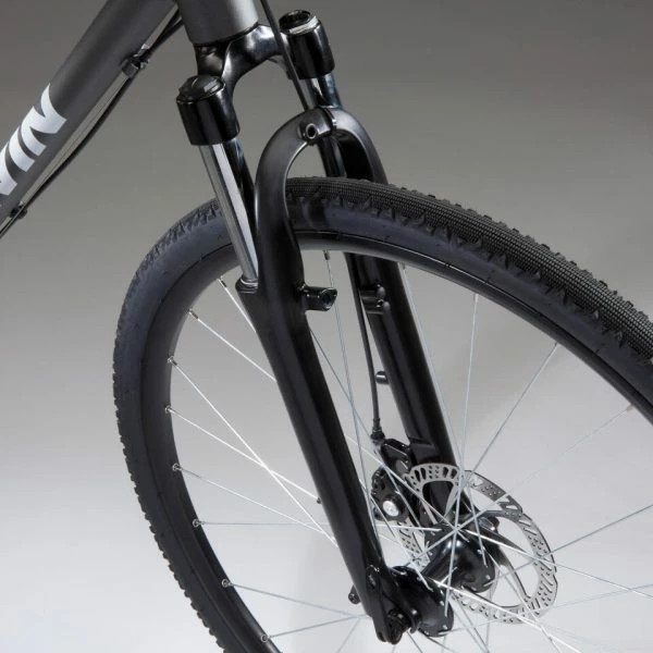 VÉLO TOUT CHEMIN RIVERSIDE 500 GRIS ROUGE 4 VÉLO TOUT CHEMIN RIVERSIDE 500 GRIS ROUGE – Image 4